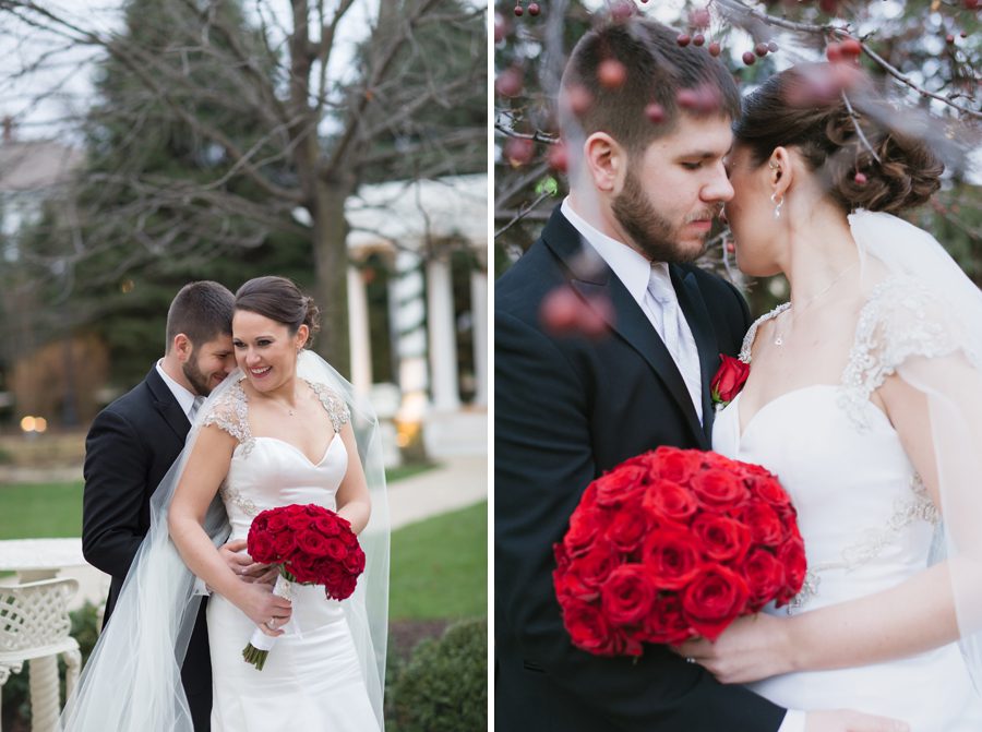 red roses - Patrick Haley Mansion Wedding