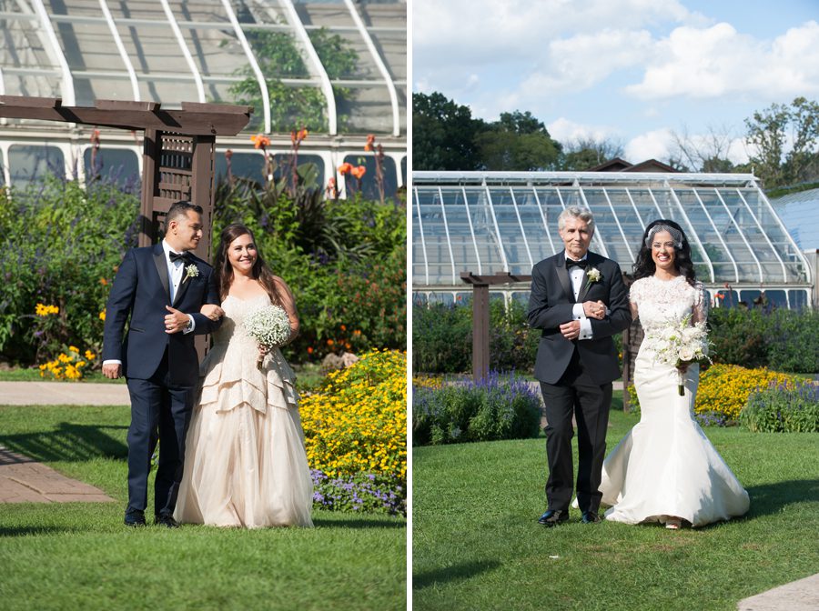 bird haven greenhouse ceremony {joliet wedding photographer}
