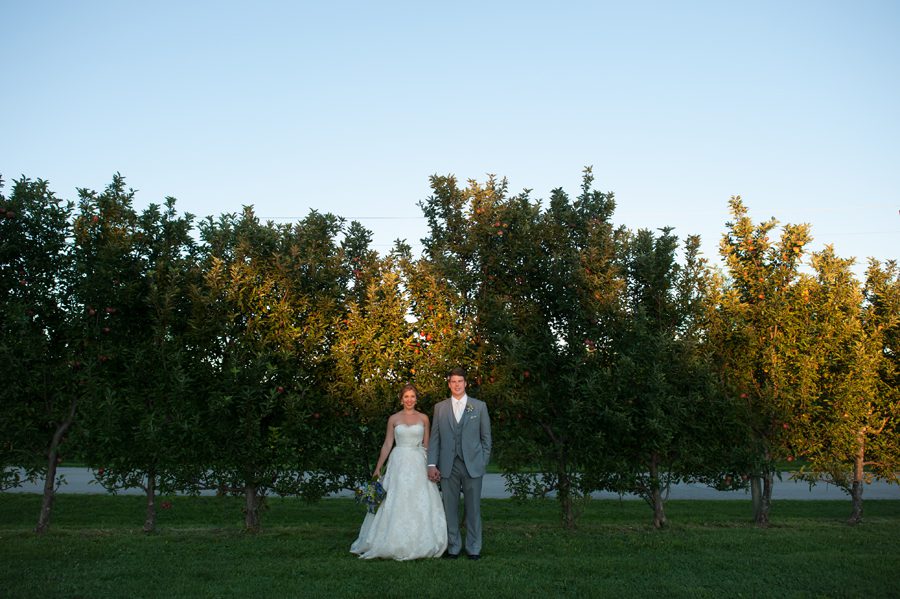 wedding of blue wildflowers {Heritage Prairie Farm Photographer}