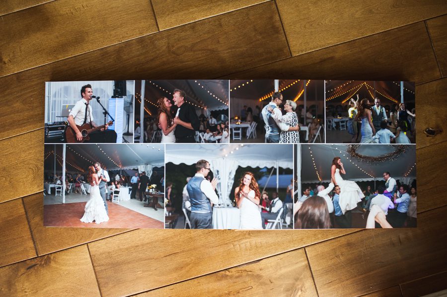 large leather wedding album {elite photo photographer}
