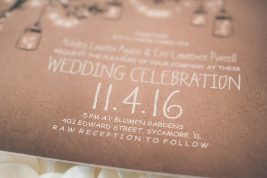 wedding invitation {sycamore wedding photographer}