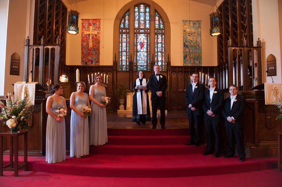 United Church of Hinsdale wedding ceremony – photography by Elit