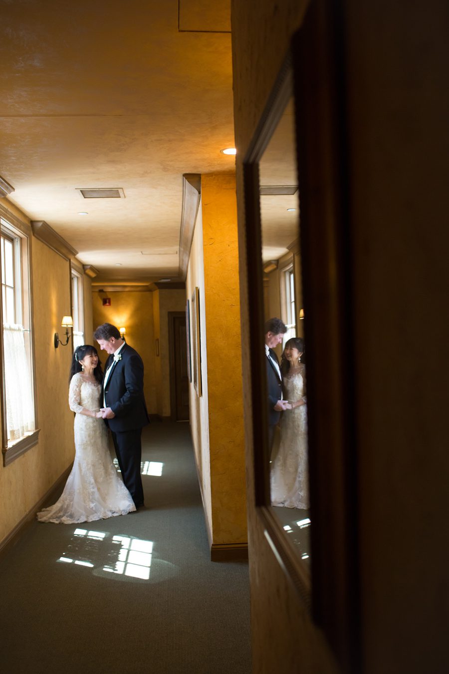 Wedding photographer in geneva illinois – mirror reflection