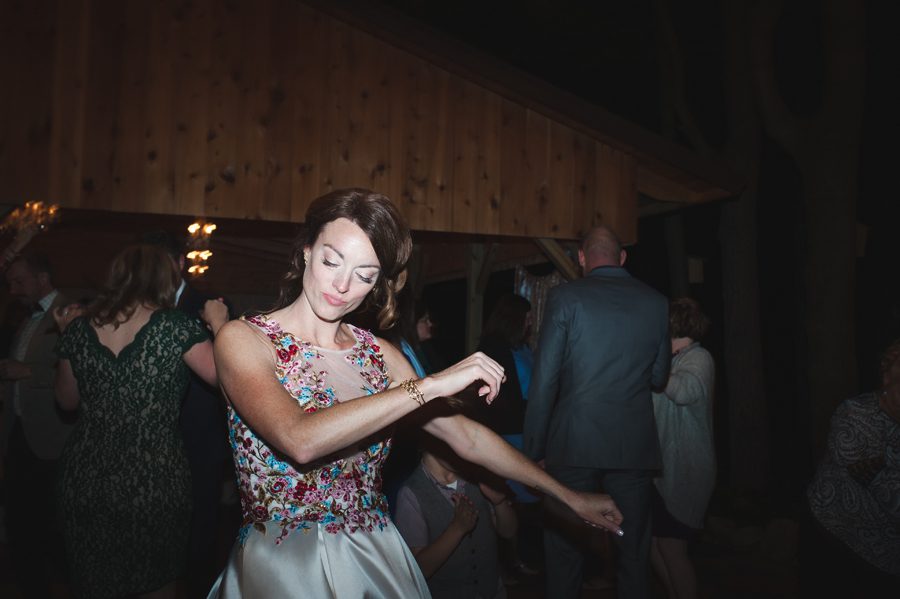 chicago documentary style wedding photographer - bride dancing