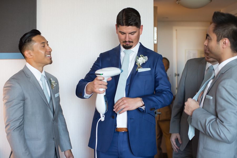 groom at the renaissance hotel – Schaumberg, Illinois