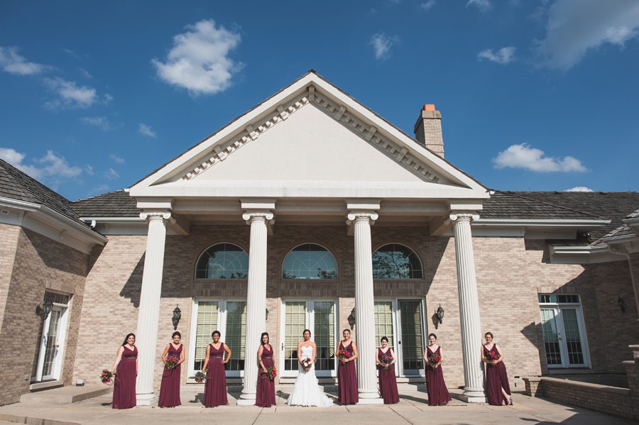 bridesmaids at Acquaviva Winery – Maple Park, IL