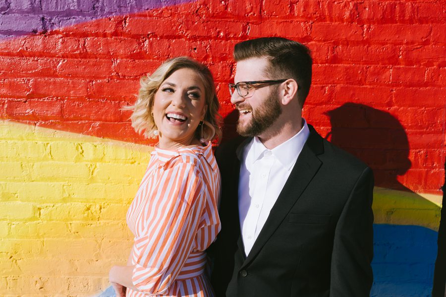 colorful engagement session in Downtown Geneva, Il - Elite Photo