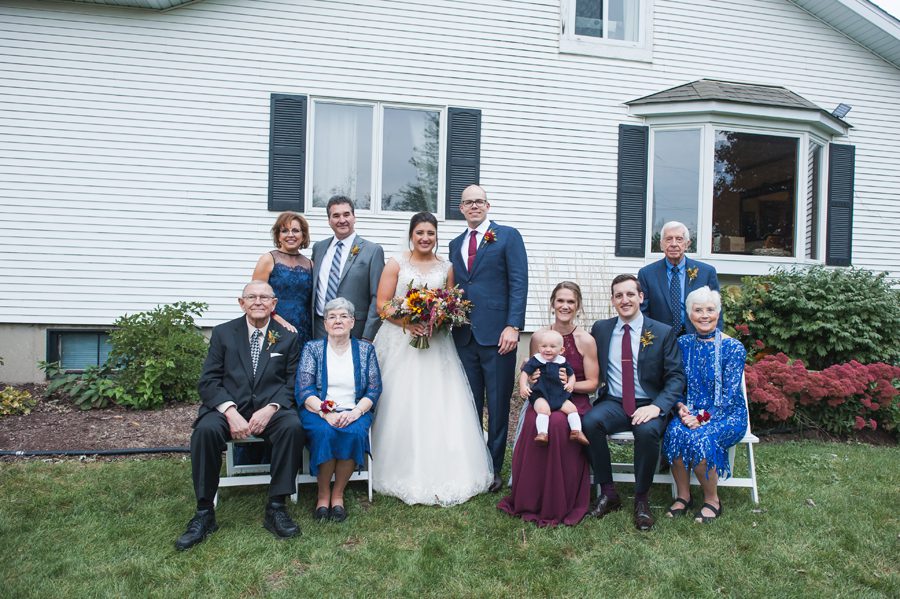 heritage prairie farm wedding – family photo