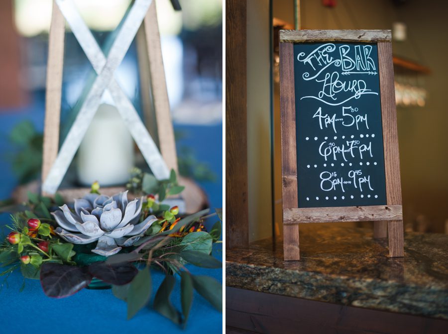 wedding details and wedding sign – Rockton, IL – Elite Photo