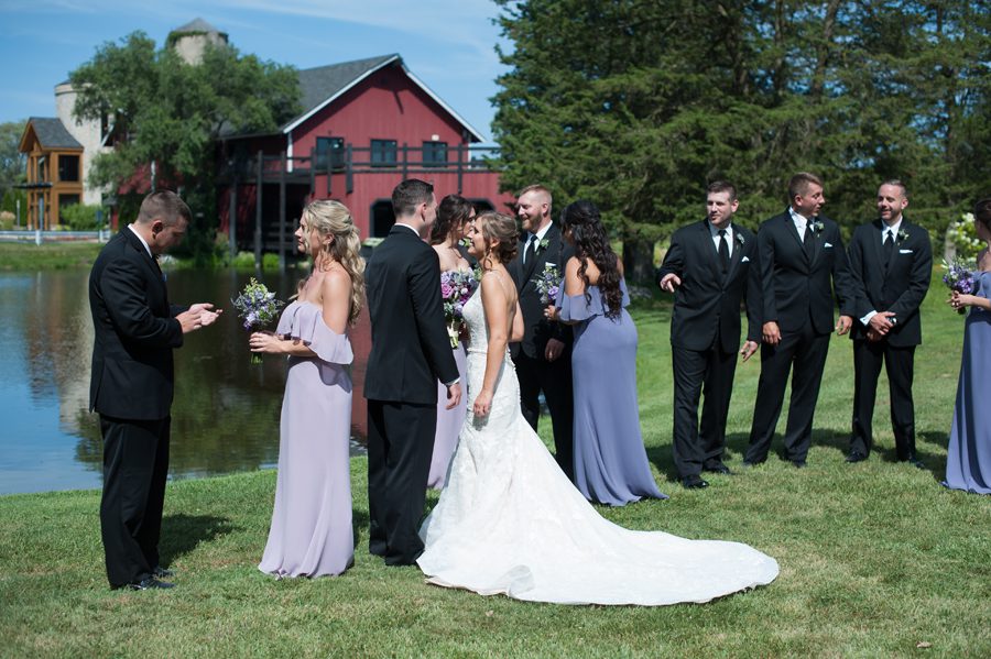 wedding party at fishermens inn – elburn, illinois